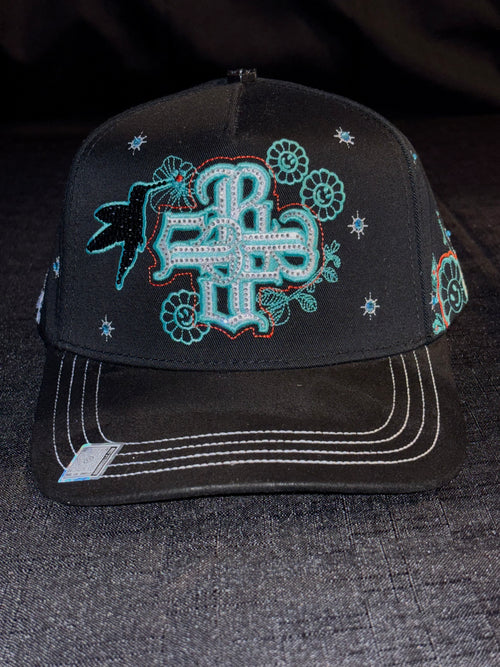 4 B negro & azul