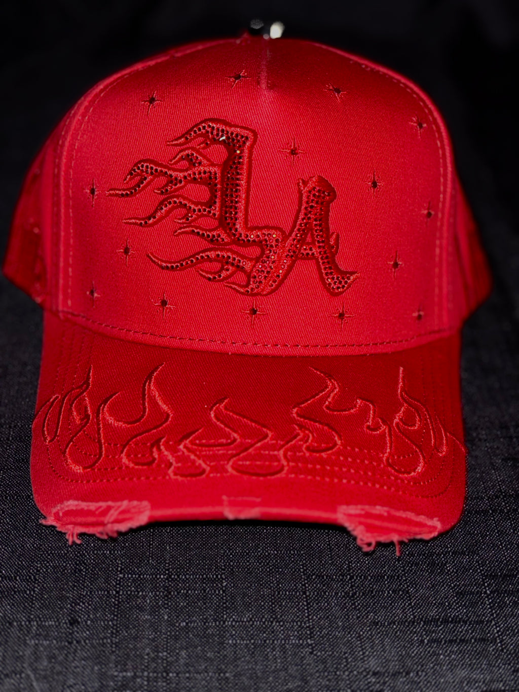 La flama rojo